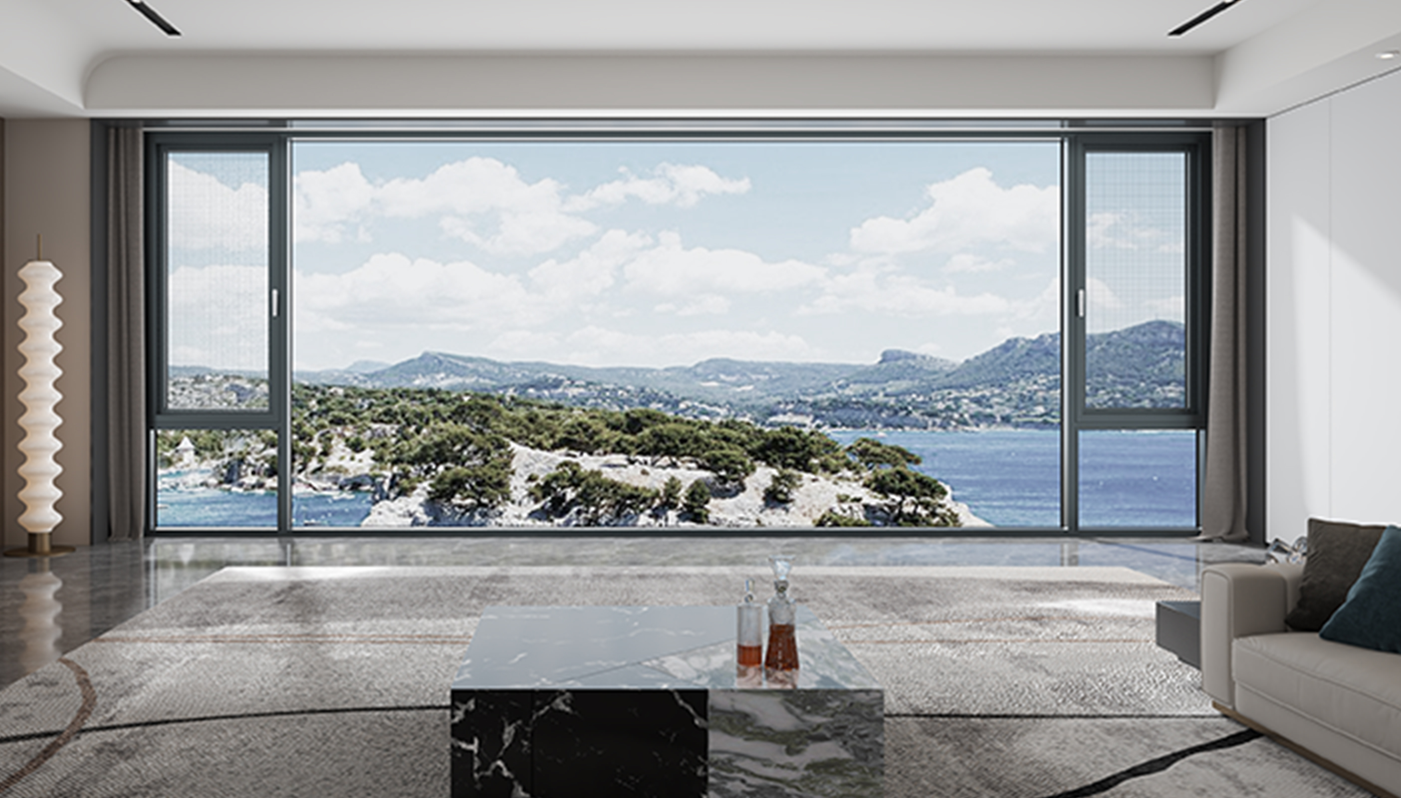 佛罗伦萨Ultra窗纱一体平开窗