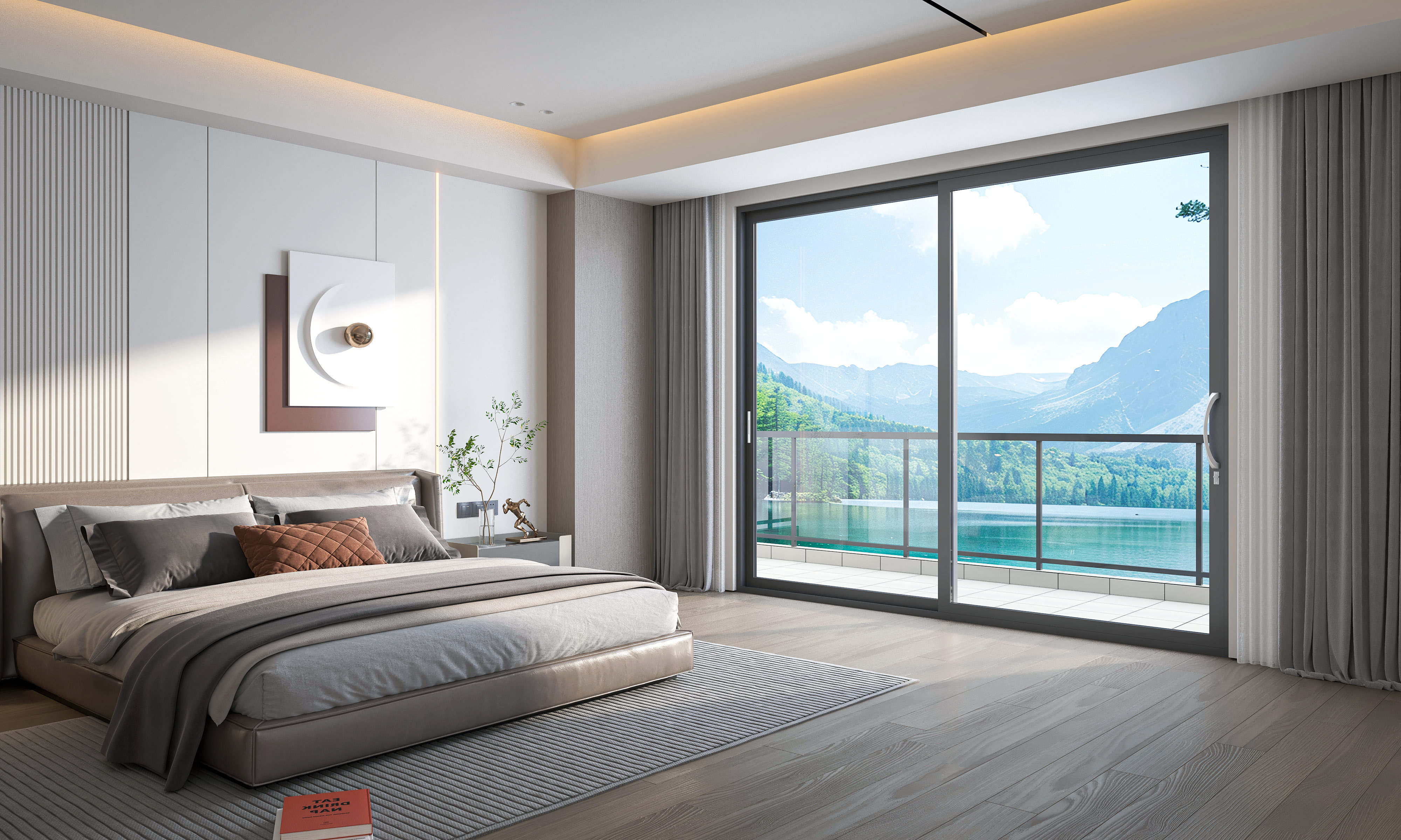 云境85Pro推拉门侧面效果图