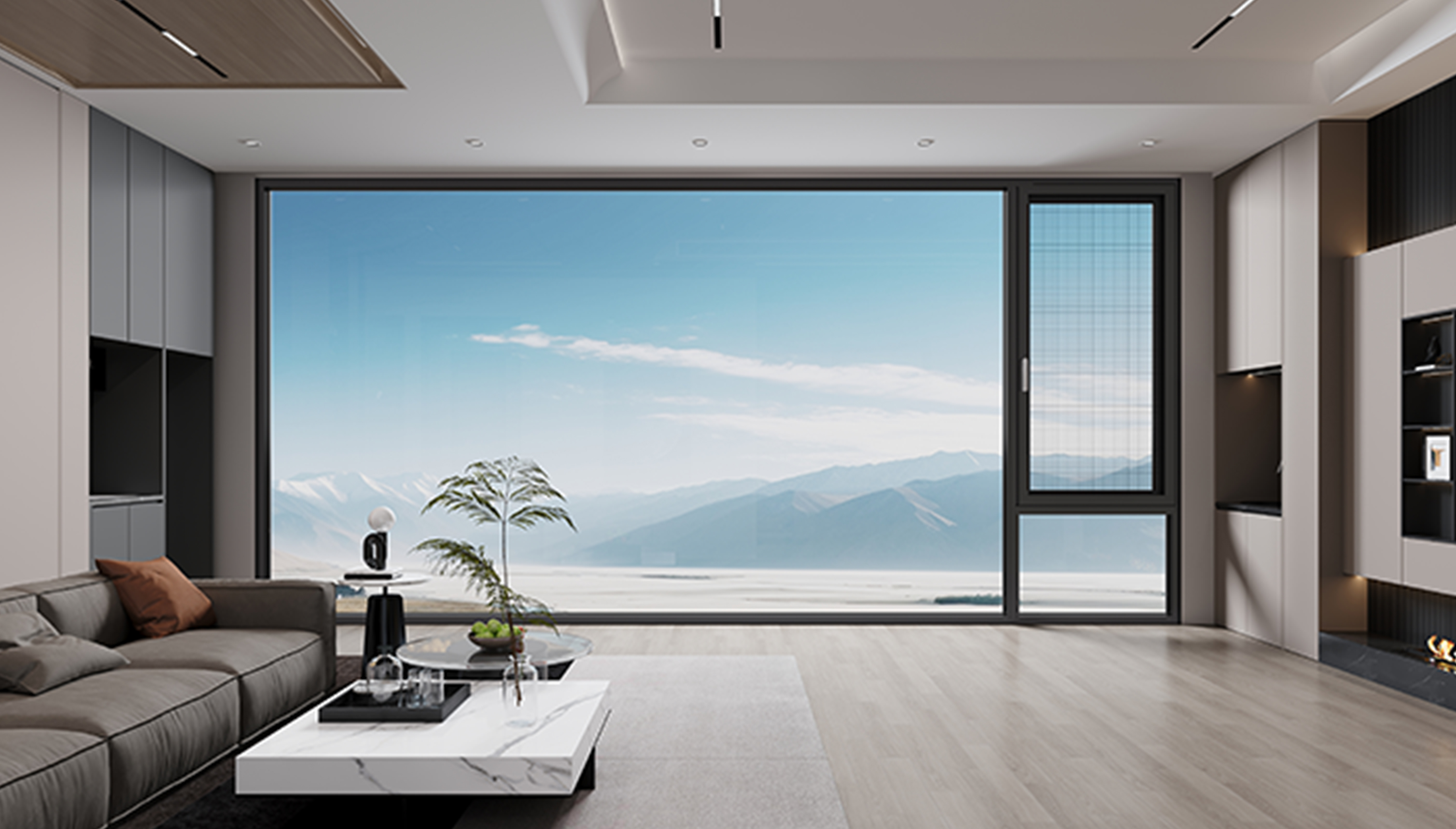 左岸时光Max窗纱一体平开窗