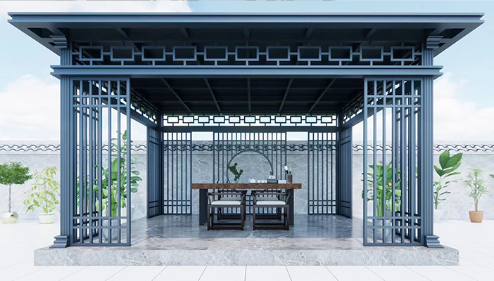 溯光之城Pro中式凉亭