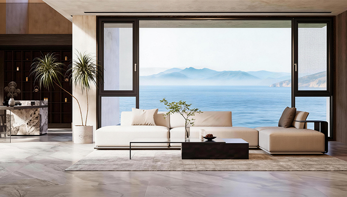 米兰春天Max窗纱一体平开窗